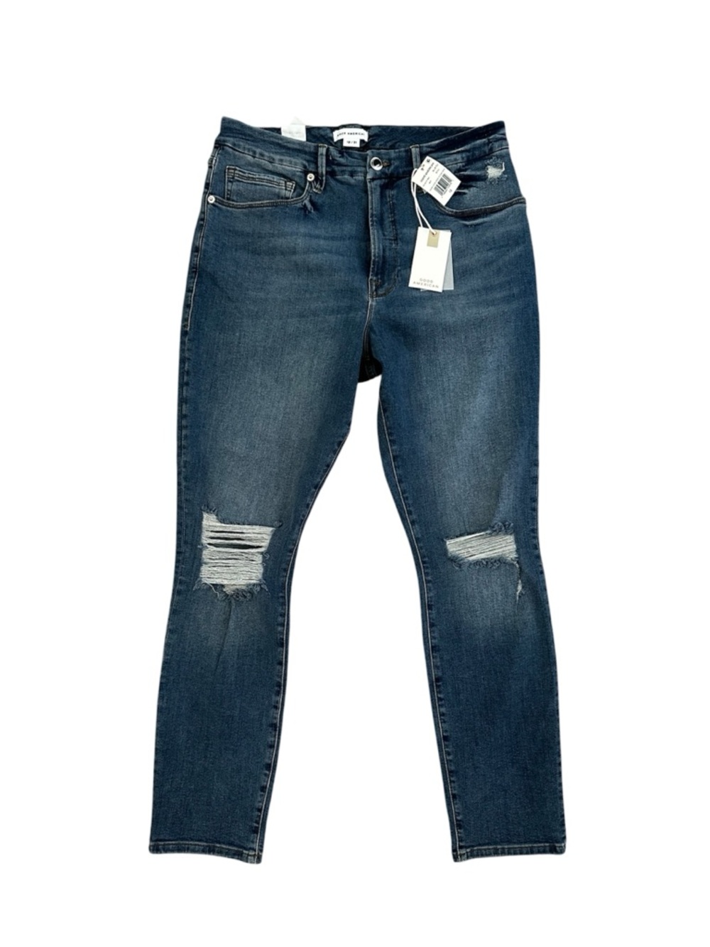 Good American The Ultimate Sculpting Jeans Size 12/31 Classic Dark Blue